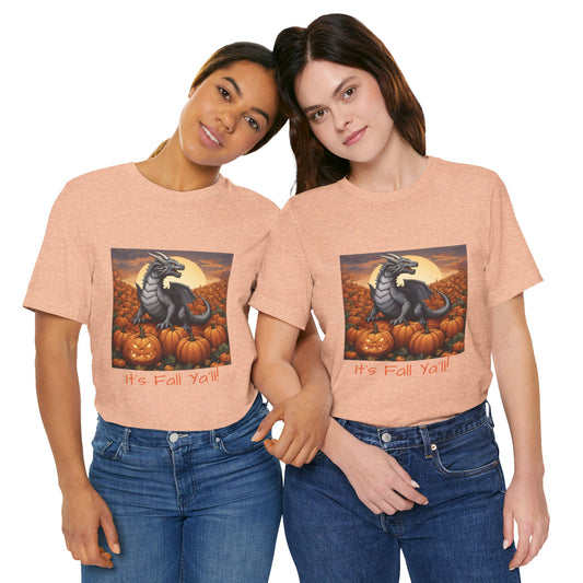 Dragon Fall T-shirt with Pumpkins