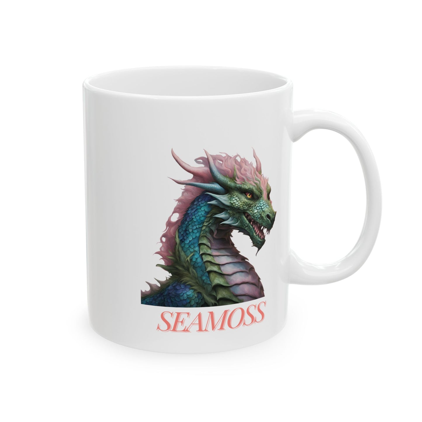 SeaMoss Ceramic Mug, (11oz, 15oz)