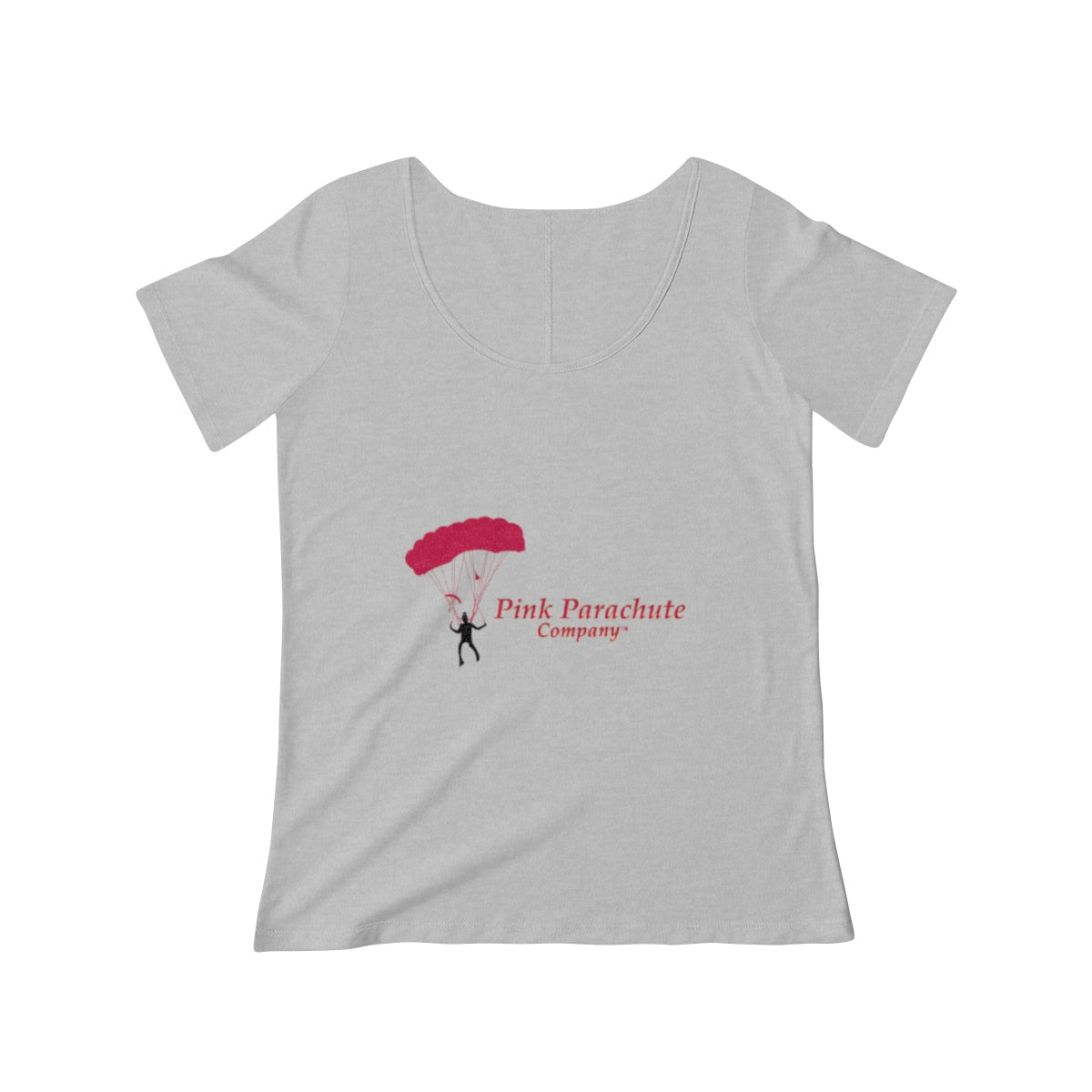 Pink Parachute Company - Women's  Fuschia Scoop Neck T-shirt